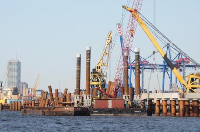 Premjeras: SGD terminalo statybos vyksta sklandžiai