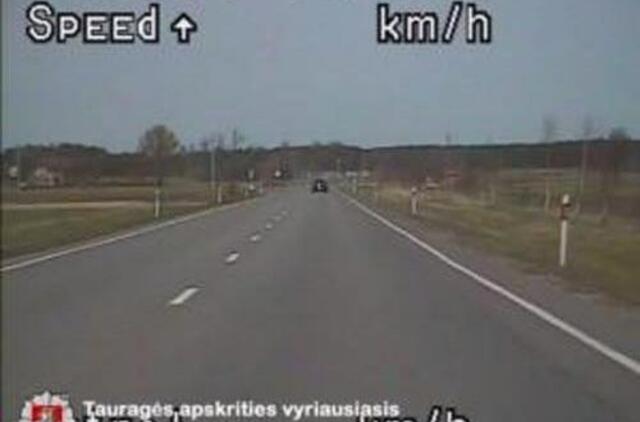 Šilutės r. užfiksuotas naujas greičio viršijimo rekordas