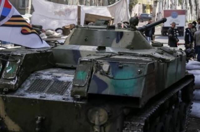 Ukrainos pajėgos nutraukė antiteroristinę operaciją Slavianske