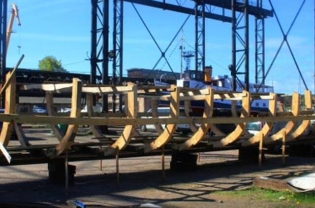 Atgimsta baltų vikingų laivas