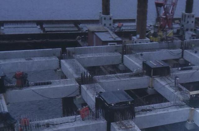 Baigta statyti SGD terminalo aptarnavimo platforma