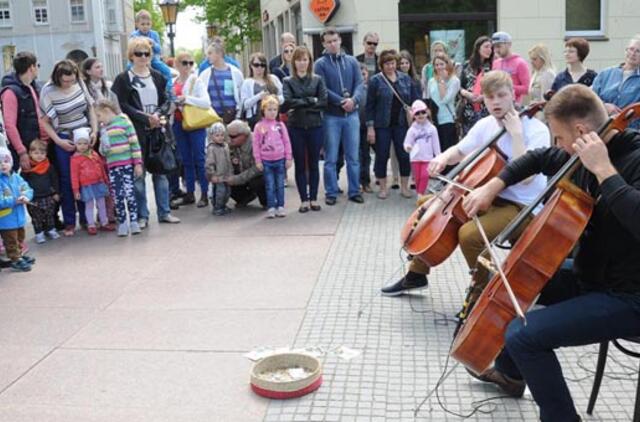 Gatvės muzikos diena įsismarkavo pavakarę