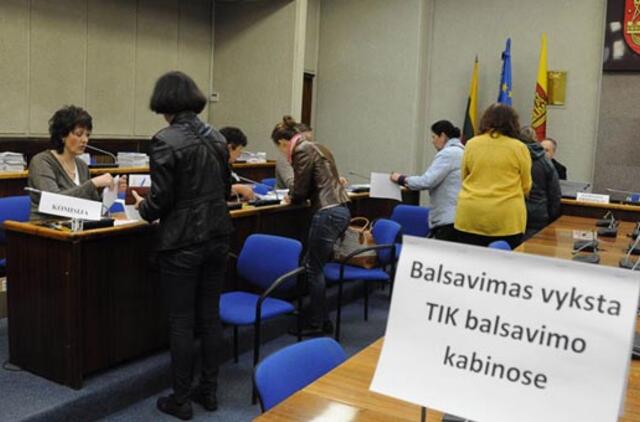 Išankstinis balsavimas - be trikdžių