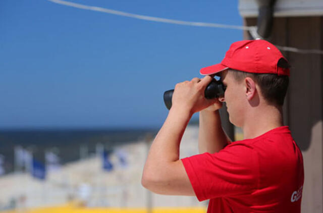 Klaipėdos pajūryje laukia tik gelbėtojai