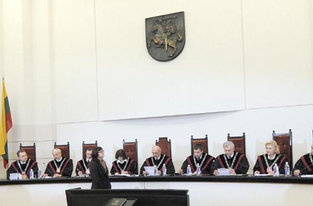 KT: Seimo sprendimas į rinkimų sąrašą grąžinti "darbiečius“ prieštarauja Konstitucijai