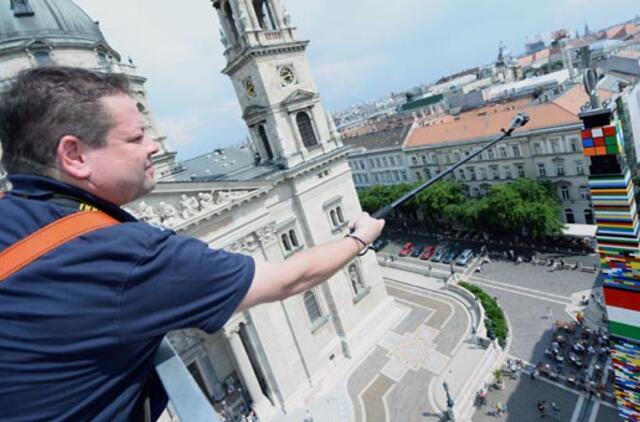 Pastatė rekordinį "Lego" bokštą