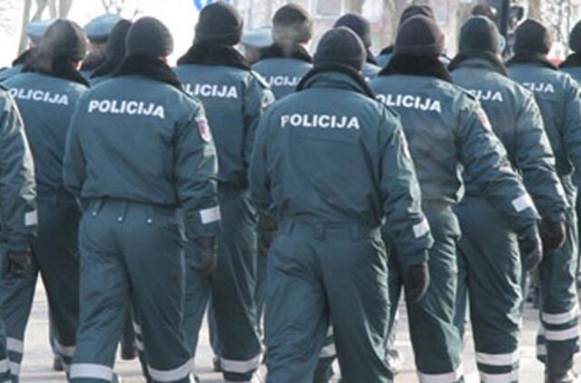 Per rinkimus sustiprintos policijos pajėgos