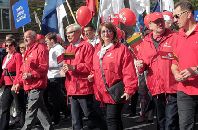 Per Vilnių pražygiavo socialdemokratų paradas