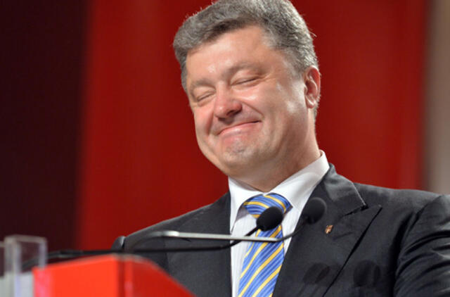 Petro Porošenka laimi Ukrainos prezidento rinkimus jau pirmajame rate
