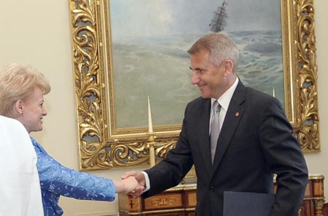 Prezidentė paaiškino, kodėl atleido Vygaudą Ušacką