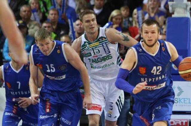 "Žalgiris" Klaipėdoje nugalėjo "Neptūną 82:75