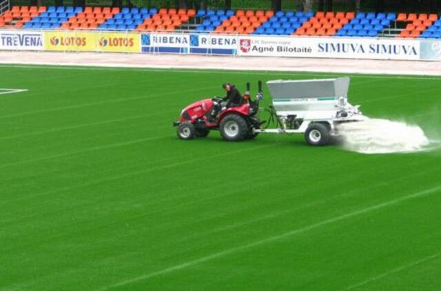 Gargždai stadioną atsinaujino dykai