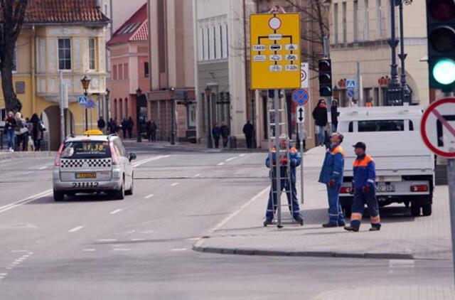 Jau galima važiuoti Biržos tiltu iki Turgaus gatvės