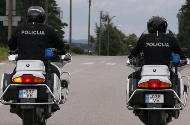 Kelių policija nustatė devynis girtuoklius