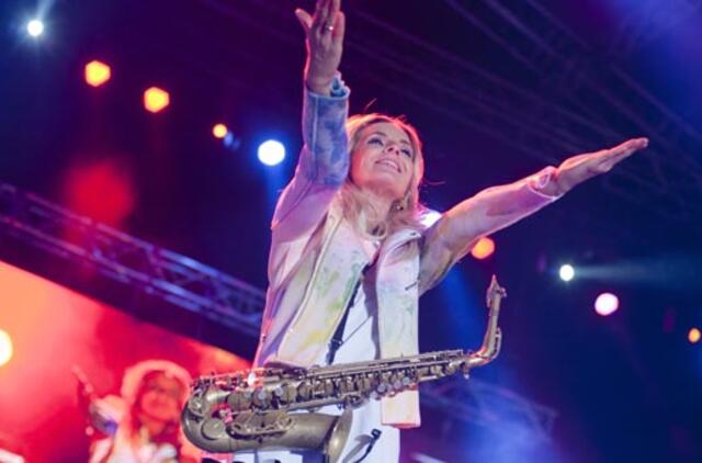 Klaipėdos dangus apsiverkė prieš Candy Dulfer