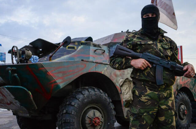 Mūšiai Rytų Ukrainoje: separatistai pripažino patyrę didelių nuostolių