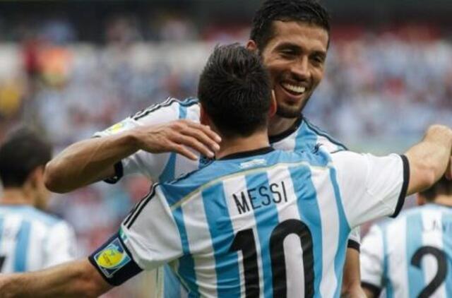 Nigerijos futbolininkai pralaimėjo argentiniečiams, bet pateko į pasaulio čempionato aštuntfinalį