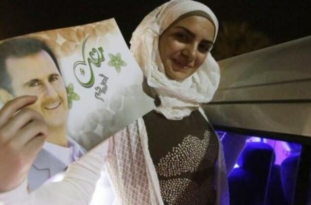 Sirijos prezidento rinkimų "farsą" laimėjo Basharas al Assadas