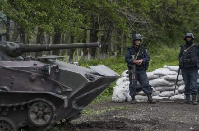 Ukrainos pajėgos sunaikino separatistų stovyklą Luhansko srityje