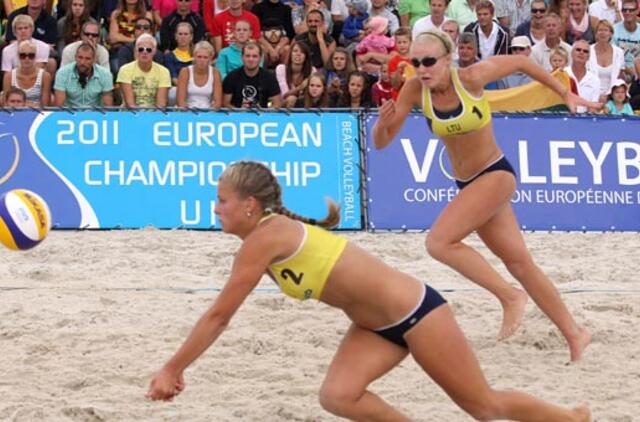 Auksas išslydo: Ieva Dumbauskaitė ir Monika Povilaitytė liko antros