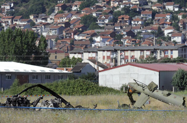 Makedonijoje sudužo policijos sraigtasparnis, žuvo keturi žmonės