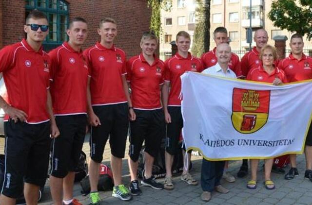 Žaidynėse startavo Klaipėdos studentai