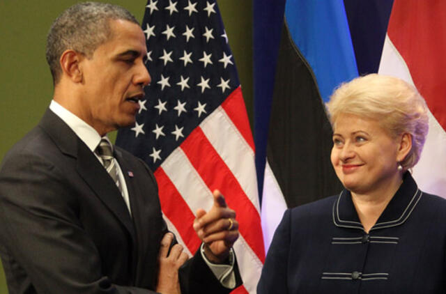 Dalia Grybauskaitė su Baraku Obama žada kalbėti apie papildomas saugumo priemones