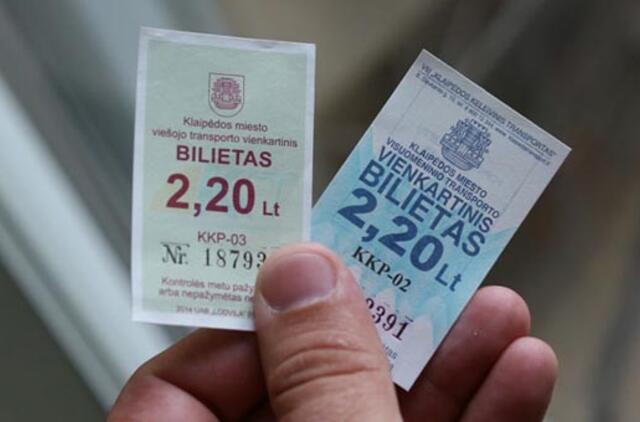 Klaipėdoje - naujoviški transporto bilietai