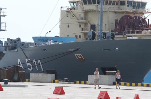 NATO laivai neliko be lankytojų ir per karščius