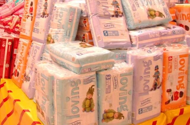 Norvegijos parduotuvėje rusai susimušė dėl sauskelnių