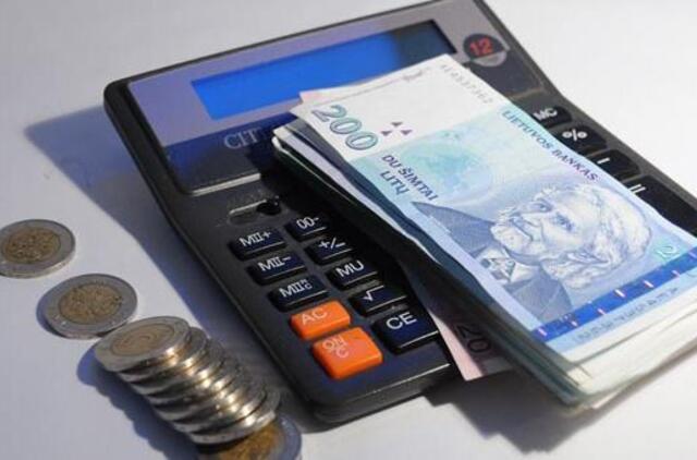 Per metus 5 proc. padidėjo vidutinis mėnesio darbo užmokestis