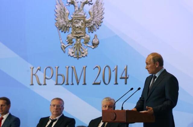 Vladimiro Putino kalba Kryme: Rusijai nereikia konflikto su išoriniu pasauliu