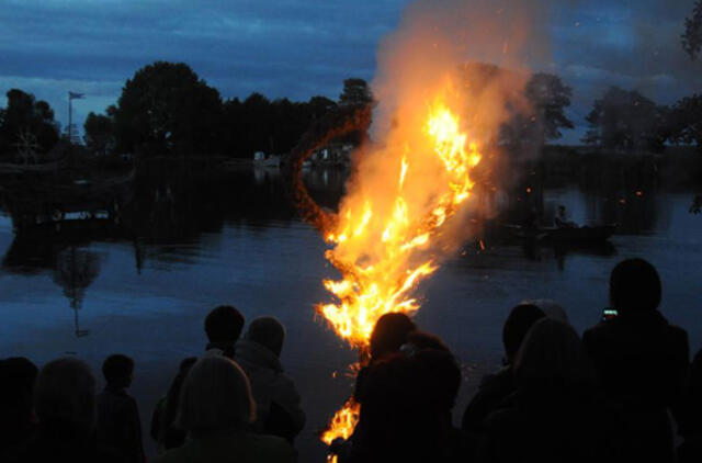 Juodkrantėje – ugnies šou
