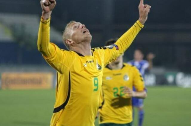 Lietuvos futbolininkai Europos čempionato atranką pradėjo pergale prieš San Mariną