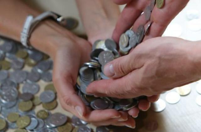 Minimali alga nuo spalio - 1035 litai (300 eurų)