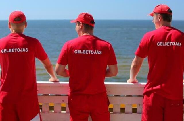 Palangoje gelbėtojai baigė sėkmingą kurortinį sezoną