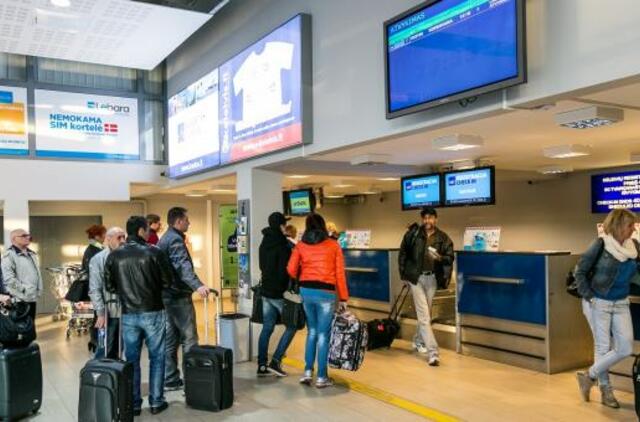 Palangos oro uoste uždarytas banko skyrius