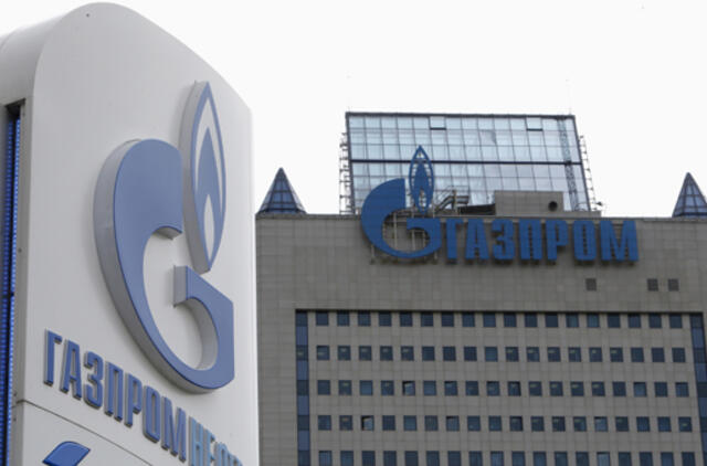 Pirmąjį šių metų ketvirtį "Gazprom" grynasis pelnas gerokai smuko