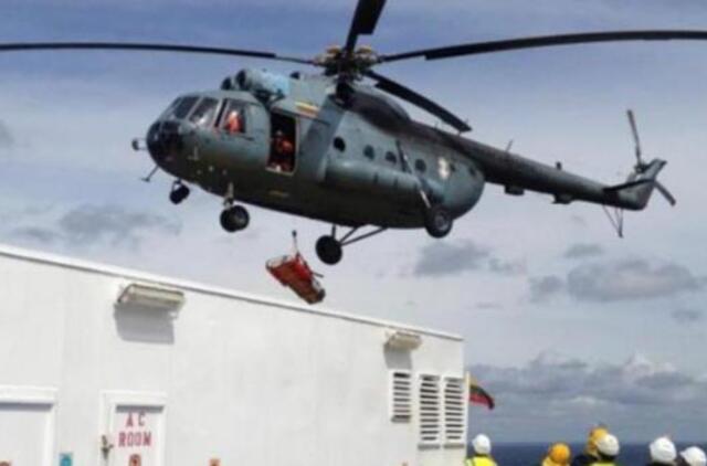 Sunegalavusi belgė atskraidinta į Klaipėdą