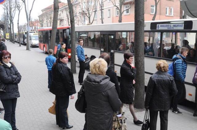 Keleiviai autobusų vairuotojams - vis dar krovinys