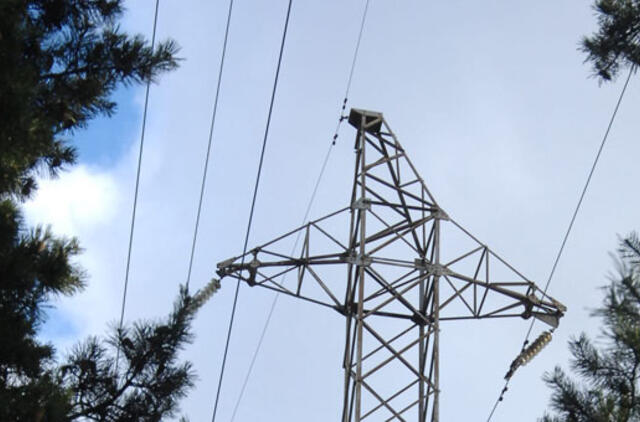 Nauja elektros linija įjungta sėkmingai