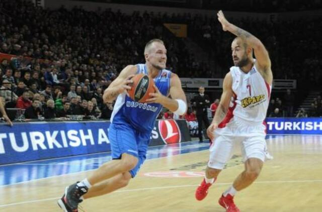 "Neptūnas" tik po pratęsimo nusileido "Olympiacos"
