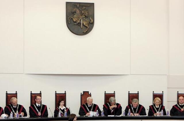 SGD terminalo reikalai - Konstituciniame Teisme