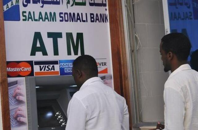 Somalyje įrengtas pirmasis bankomatas