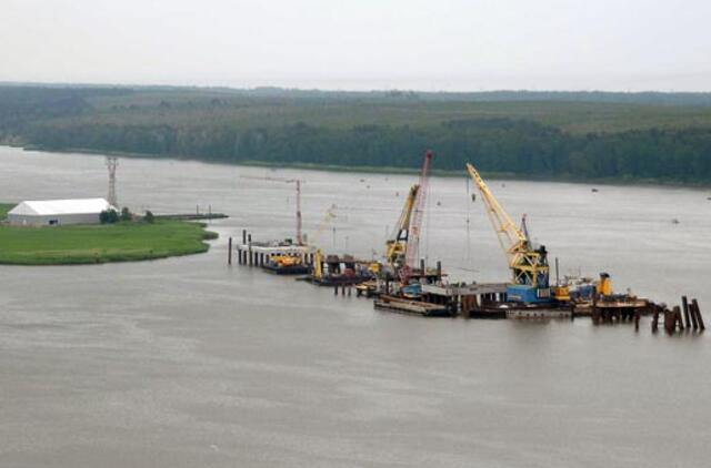 Terminalas veiks ir laiku nebaigus dujotiekio