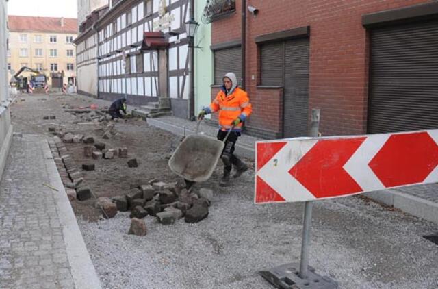 Daržų gatvėje - paskutiniai štrichai