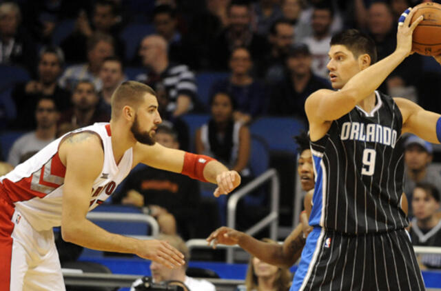 Jonas Valančiūnas dvigubu dubliu prisidėjo prie "Raptors" pergalės