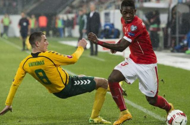 Lietuvos rinktinė 0:4 pralaimėjo šveicarams