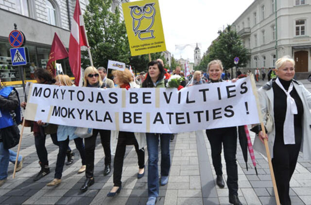 Mokytojų profesinės sąjungos ruošiasi įspėjamajam streikui