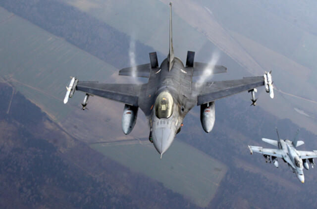 NATO naikintuvai dėl Rusijos veiksmų praėjusią savaitę kilo į orą 4 kartus